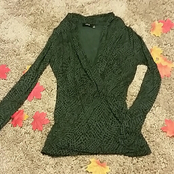 Apt. 9 Tops - Faux wrap-around blouse